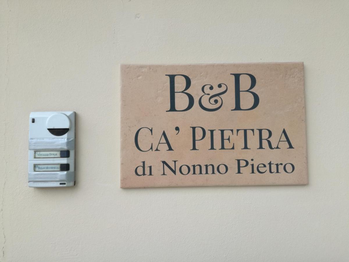 לינה וארוחת בוקר גאוורדו Ca' Pietra Di Nonno Pietro מראה חיצוני תמונה
